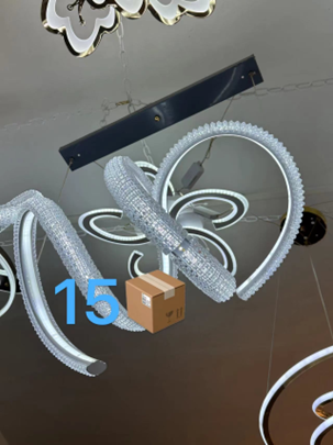 Подвесная люстра пластиковая S107